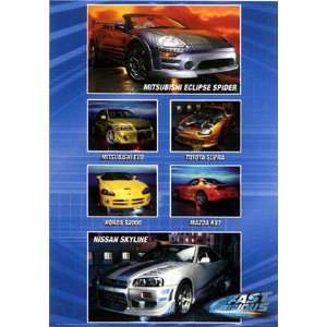  Movies Posters 2 Fast 2 Furious   6 Cars   91.5x61cm 