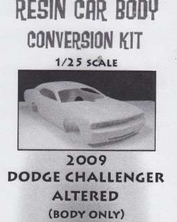 2009 Dodge Challenger ALTERED DRAG (Resin body only) Jimmy Flintstone 