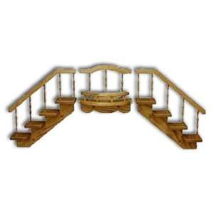  Stairstep Shelf Set (3pc) spindle