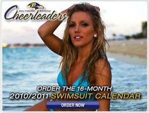 Cheerleader Swimsuit Calendar 2010 2011  