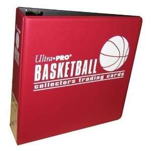 Basketball 3 Inch Ultra Pro Binder RED   Trading Card 