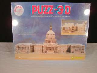 NEW NIB Wrebbit Puzz 3D Puzzle US Capitol White House Jigsaw Foam 
