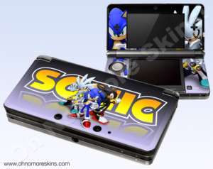Nintendo 3DS Skin Vinyl Decal   Sonic Rivals #1  