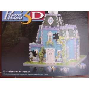  Puzz 3D Banbury House Jigsaw Puzzle 259 Pieces Collectible 