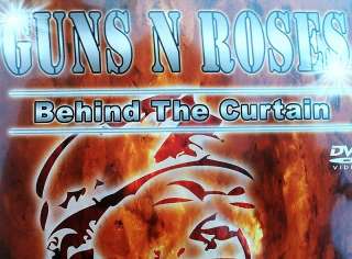 GUNS NROSES Backstage Rock Stars Tour Docu Movie DVD  