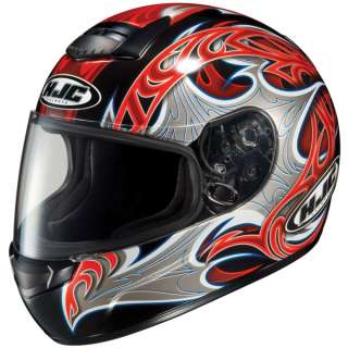 HJC CS R1 Paradox MC 1 Helmet Black/Red/Silver X Large  