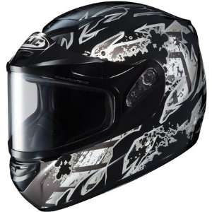   R2 Skarr Full Face Snow Helmet MC 5 Black XXL 2XL 213 956 Automotive