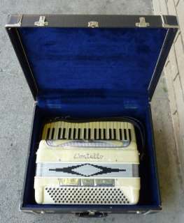 Contello 8 Button Italian Accordion and Black Case  