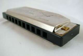 Vintage The American Ace Harmonica Key G By Hohner In Original Fold 