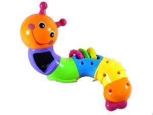 New Baby Pram Crib Toy Activity Twist and Turn Caterpillar Rattles 