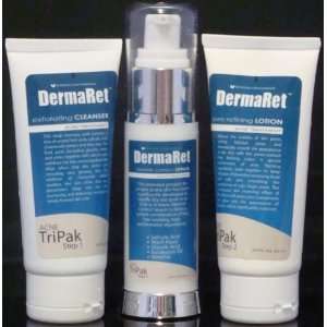  DermaRet Acne Treatment Kit, Cleanser, Moisturizer and 