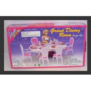   Doll Sized Grand Dining Room Furniture & Accessories Toys & Games