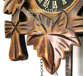   talla el reloj de cuco de madera de los arces de pájaro de cuarzo