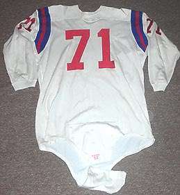   Boston Patriots Game Used AFL Durene Football Jersey NFL RARE  