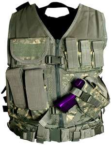 NCSTAR PVC Digital Camo ACU Reg. Airsoft Tactical Vest  