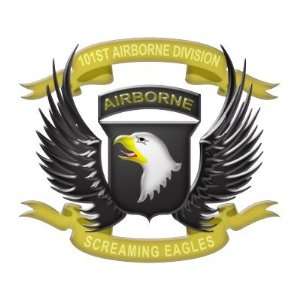  101st Airborne 3D Stickers Arts, Crafts & Sewing