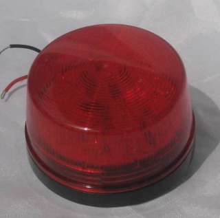 RED SECURITY SYSTEM ALARM OUTDOOR STROBE LIGHT F12  