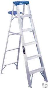 Louisville AS2106 6 Aluminum Type I Step Ladder 250 LB  