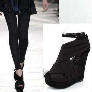 Women Wedge Platform Ankle Strap Sandals Shoes #11  