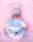 Blue Winter Doll Clothes Outfit Baby Born Annabell Chou