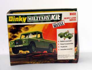 MILITARY DINKY TOYS 1032 ARMY LAND ROVER ACTION KIT MIB SCARCE  