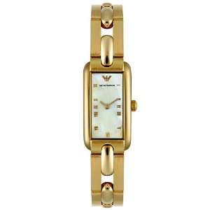   Emporio Armani Womens AR5584 Gold Tone Stainless Steel Watch Watches
