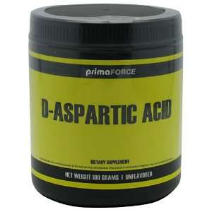  Primaforce D Aspartic Acid 100 Grams Health & Personal 