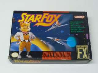 Super Nintendo SNes StarFox Game In Box Star Fox 4902370501629  
