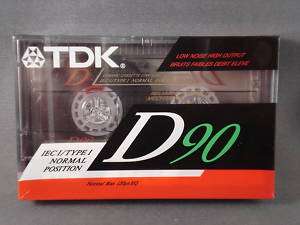 TDK D90 Cassette 020356201005  