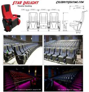 Home Theater Seating AUDITORIUM Movie SEAT CHAIRS Star  