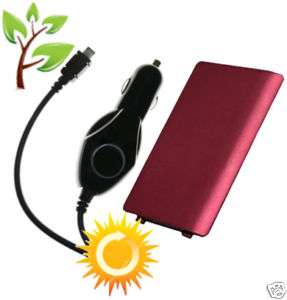 LG OEM AHKM enV2 VX9100 RED MAROON BATTERY CAR CHARGER  