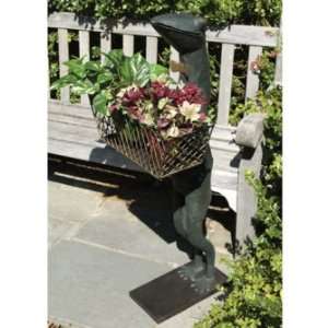  Garden Frog Planter Statue Sculpture