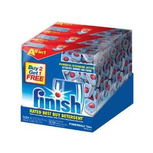  Finish Powerball Tab Automatic Dishwasher Detergent, Fresh 