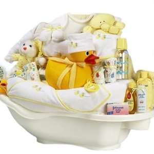   Baby Bath Time Gift Basket   Valentines, Easter or Shower Gift Idea