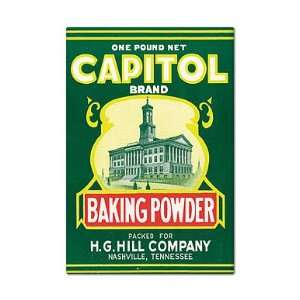  Capitol Brand Baking Powder Label Art Fridge Magnet 