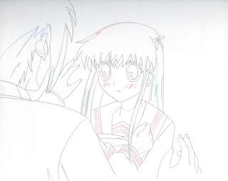 FRUITS BASKET Japanese Anime Production Cel Sketch #01  
