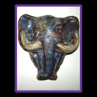 Elephant Ceramic Hand Crafted Animal Magnet  