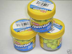 Berkley Powerbait Power Eggs 3 pk FL Yellow Trout  