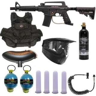   Alpha Black Tactical Tippmann Paintball Infantry Gun Package  
