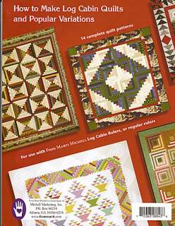   ABCs Marti Michell NEW BOOK Patchwork Quilts Courthouse Steps Binding