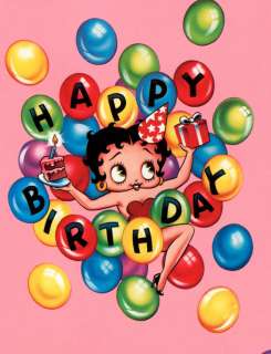 Ultimate BETTY BOOP BIRTHDAY Wrapping Paper 32 Sq ft.  