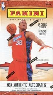   PANINI Basketball Blaster Box from Sealed Case Blake Griffin RC  