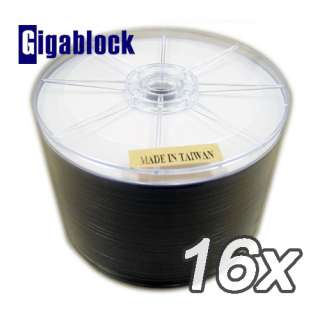 300 White Inkjet HUB PRINTABLE DVD+R 16x Blank Media 715036140261 