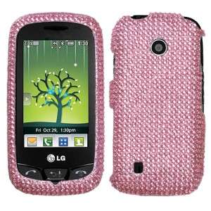 Pink Crystal Bling Hard Case Cover for LG Cosmos Touch VN270