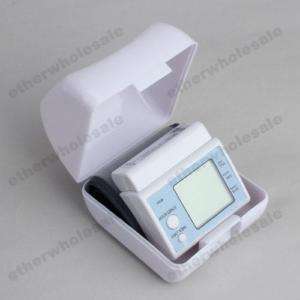 Wrist Cuff Digital Blood Pressure Pulse Monitor w/ Case  