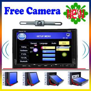   /SD Deck Bluetooth TouchScreen 7 In Dash Car Stereo DVD Player Radio