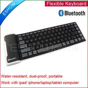 Flexible Portable Bluetooth Keyboard for iphone ipad  