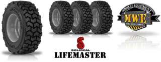 Mounted 10x16.5 Skid Steer Tires & Wheels with 5yr Warranty