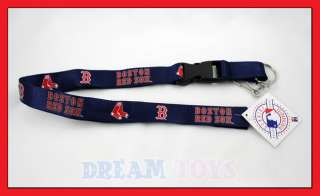 MLB Boston Red Sox Lanyard Key Chain / Baseball  