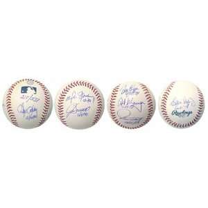  Nolan Ryans 7 No Hitter Catchers Autographed Baseball 